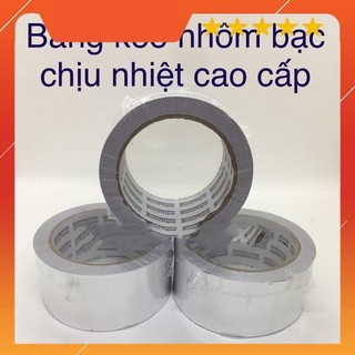 Băng keo nhôm bạc chịu nhiệt, băng dính nhôm chống nước