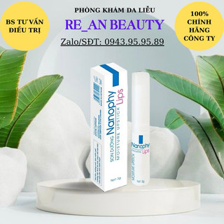 Son Dưỡng Môi Chính Hãng Không Màu- Son Dưỡng Nanophy Lips Chính Hãng