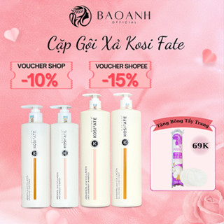 [CHÍNH HÃNG] Dầu Cặp Dầu Gội Xả Dưỡng Sinh KOSIFATE 1000ml Phục Hồi Đa Tầng Tóc Hư Tổn, Sạch Gầu - Bảo Anh