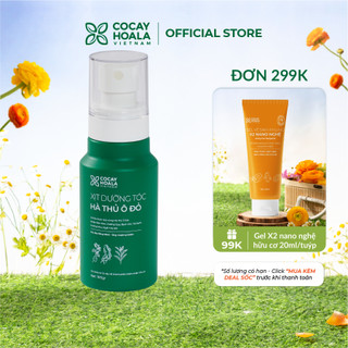 XỊT DƯỠNG TÓC HÀ THỦ Ô HƯƠNG NƯỚC HOA CỎ CÂY HOA LÁ VIỆT NAM - KÍCH THÍCH MỌC TÓC PHÙ HỢP VỚI MỌI LOẠI TÓC- CHAI 100G