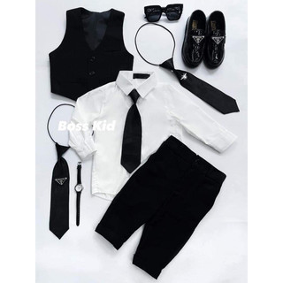 Set vest hè  cho bé trai