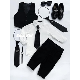 Set vest hè  cho bé trai