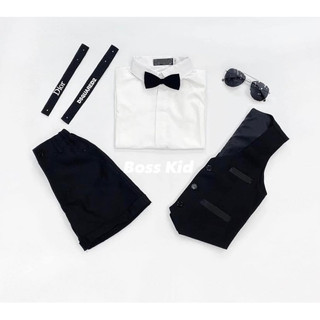 Set vest hè  cho bé trai