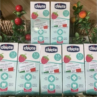 [Combo 2 tuýp] - Kem đánh răng Chicco cho bé từ 6m+Date 2026