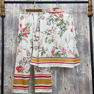 Pijama lụa quảng châu,đồ bộ mặc nhà cao cấp{SALE}