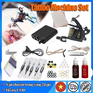 Trọn Bộ Máy Xăm Hình Tattoo Cao Cấp 1 Máy Máy xăm hình kiểu xoay bằng hợp kim chuyên