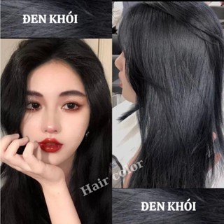 Thuốc Nhuộm Tóc Màu Đen Khói Tặng Kèm Găng tay Và Mũ Trùm Đầu
