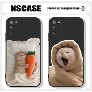 Ốp lưng Samsung Note 20 / Note 20 Untra mèo cute, dễ thương | Vỏ điện thoại Samsung bảo vệ camera toàn diện