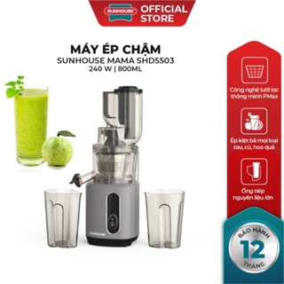 Máy Ép Chậm SUNHOUSE SHD5503 Công suất 240W Dung Tích 800mm Công nghệ lưới lọc PUREMAX Ép kiệt bã