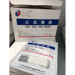 Xốp cầm máu,bông cầm máu
