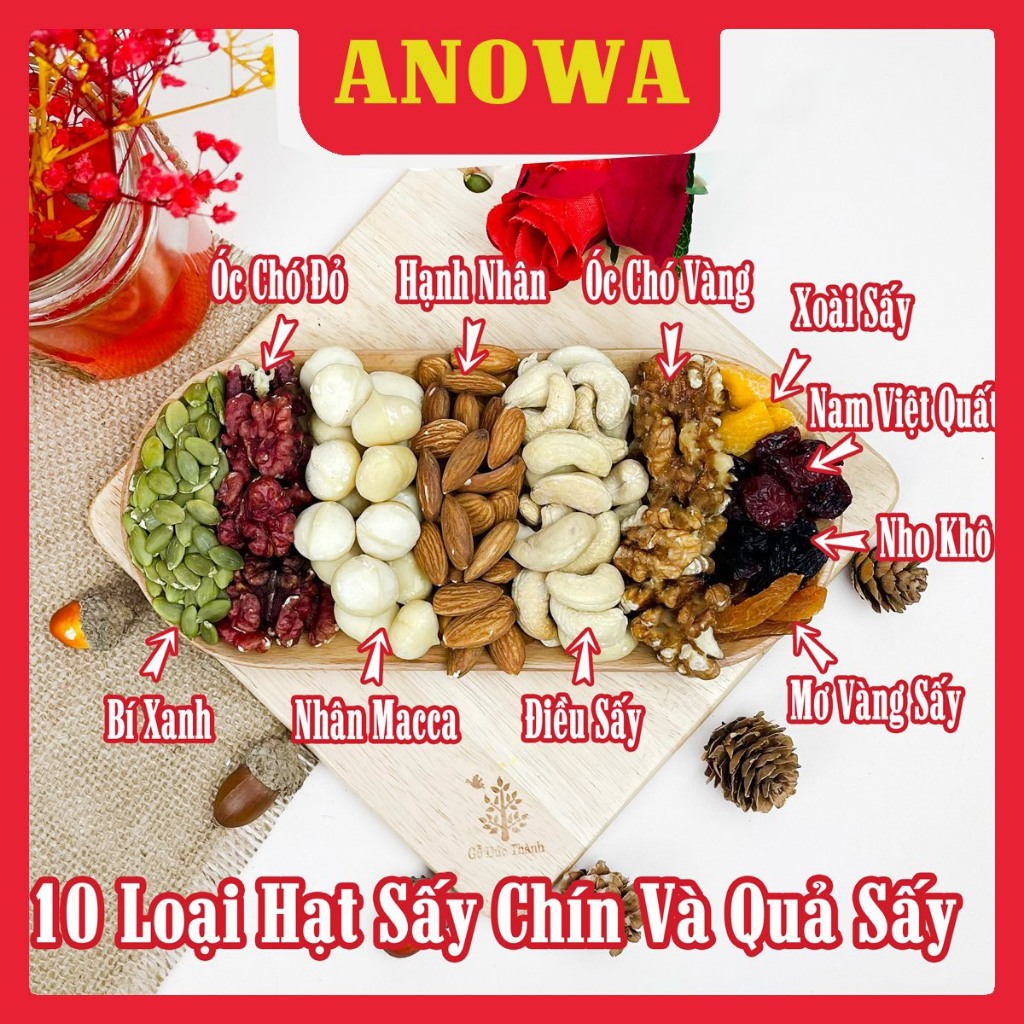Granola siêu hạt không yến mạch ANOWA