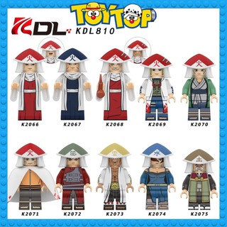 [Một con] Đồ chơi lắp ráp mini ghép naruto các đời Hokage Minato Tsunade , ngũ đại Kage Gaara ... xếp hình KDL 810