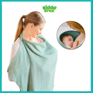 Khăn Choàng Cho Con Bú Loại Vải Muslin Cao Cấp - Khăn Đa Năng Che Nắng Che Xe Đẩy Cho Bé