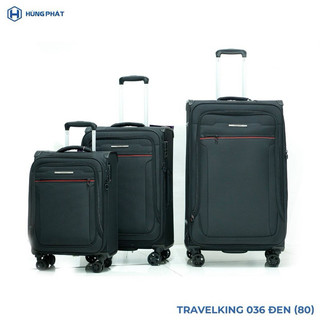 Vali Travelking vải dù siêu cấp ,siêu nhẹ 036 ,size 20,24,29inch
