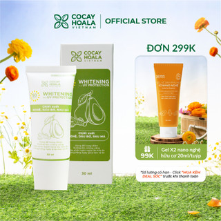 Kem Chống Nắng Bơ Nghệ Cỏ Cây Hoa Lá - Kiềm dầu, Nâng tông, Ngăn ánh sáng xanh điện thoại, SPF50+, PA+++, Dung tích 30ml