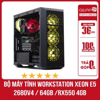Bộ máy tính WORKSTATION XEON E5 2680v4 / 64GB /RX550 4GB GDDR5