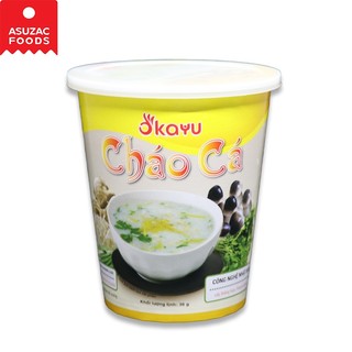 Thùng cháo cá ăn liền Asuzac 12 ly (36g x 12 ly)