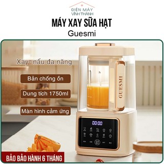 Máy làm sữa hạt chống ồn máy xay nấu đa năng xiaomi guesmi dung tích lớn xay sinh tố làm sữa hạt 9 chế độ nấu