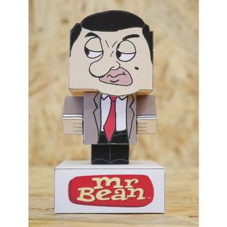 Mô hình giấy 3d nhân vật - mr bean -