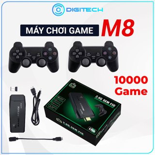 Máy chơi game cầm tay không dây Stick V2 Pro M8 64GB, hỗ trợ hơn 10000 game, kết nối tivi máy tính, đổi mới 1-1
