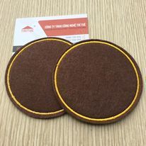 Đế lót ly vải nỉ có sẵn, miếng lót cốc bằng nỉ, Lót ly nỉ, Kê cốc, lót cốc