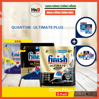 Viên rửa chén bát Finish Quantum - Ultimate All in One - Ultimate Plus All in One 14+in1 - Viên rửa bát cao cấp nhất