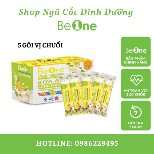 NGŨ CỐC DINH DƯỠNG BEONE VỊ CHUỐI - 5 GÓI