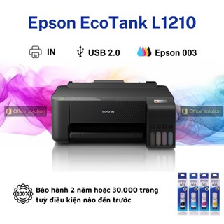 Máy in phun màu đơn năng epson ecotank l1210 - in qua usb - hàng chính hãng