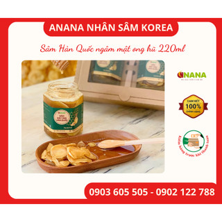 Sâm tươi Hàn Quốc ngâm mật ong hũ 220ml