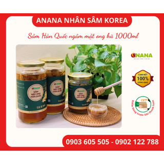 Sâm tươi Hàn Quốc ngâm mật ong hũ 1000ml