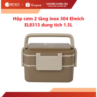 Hộp cơm 2 tầng inox 304 Elmich EL8313 dung tích 1.5L