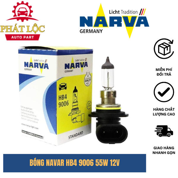 Bóng đèn Narva HB4 9006 55w-12V