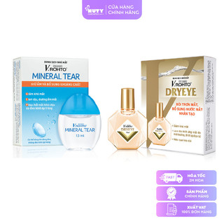 Dung dịch nhỏ mắt v.rohto mineral tear & dryeye