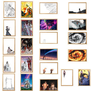 Tranh đèn led anime trang trí hình bóng sáng tạo - Decor trang trí phòng