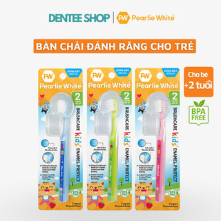 Bàn chải Pearlie White Protect Kids Extra Soft - Lông chải siêu mềm, bảo vệ răng cho bé dành cho trẻ từ +2 tuổi