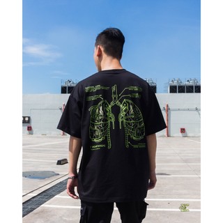 XFIRE CYBORG ADAPTATION TSHIRT IN BLACK