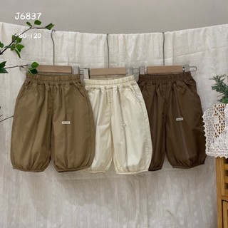 J6837 quần thô lửng chun gấu bé trai