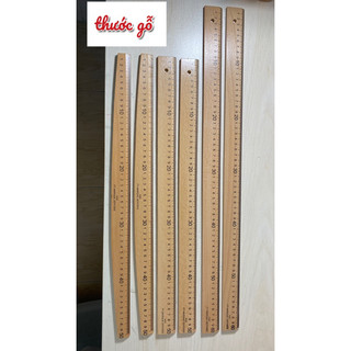 Thước gỗ bầu AAA dài 50cm,thước gỗ thẳng AAA dài 50,60cm là loại thước tốt dễ sử dụng