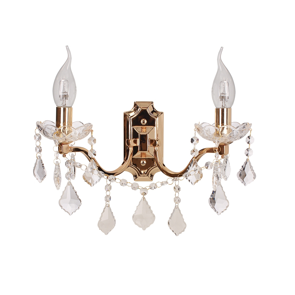 Đèn tường ODESSA KINKIET 2XE14 40W - Màu vàng gold - Phong cách hoàng gia - Hàng chính hãng