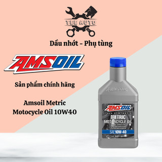 Amsoil 10W40 Synthetic Metric- Nhớt cao cấp cho xe số, mô tô, tay côn