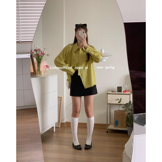 /𝙇𝙞𝙣𝙝𝙖𝙣𝙤𝙛𝙛𝙞𝙘𝙞𝙖𝙡/ ÁO SƠ MI CỔ NHỌN BUTTER 🇰🇷