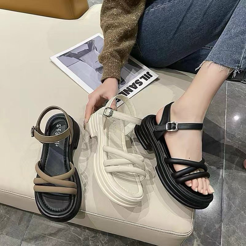 Sandan nữ quai đan mới nâng đế 5 phân