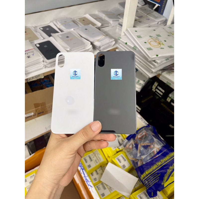 Kính lưng thay thế tương thích cho X / Xs / Xsm lỗ cam to ( không viền cam - không kèm keo )