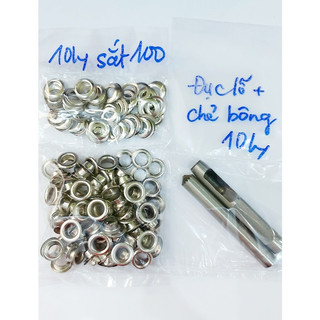 Combo bộ đục bông đóng khoen ore +100 khoen Đóng bạt, túi giấy