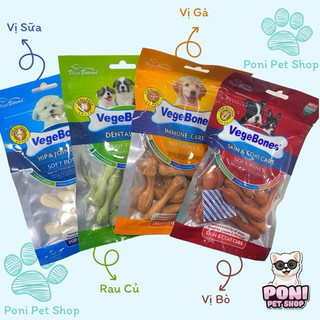 Xương gặm mềm sạch răng Vegebones 60g