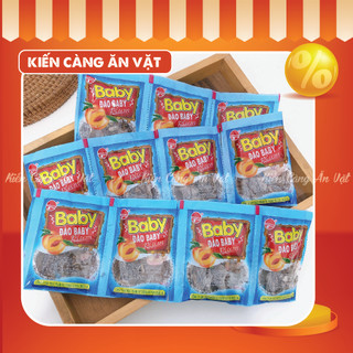 Ô mai đào xí muội baby, ô mai xí muội đào , ô mai tuổi thơ, kiến càng ăn vặt