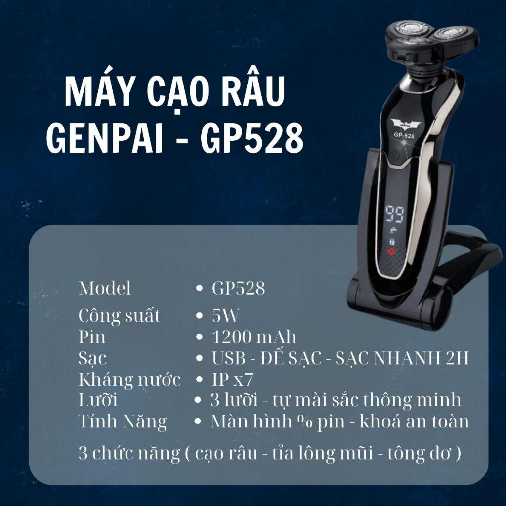 Máy cạo râu đa năng GP528, cạo râu, tỉa lông mũi, tông đơ