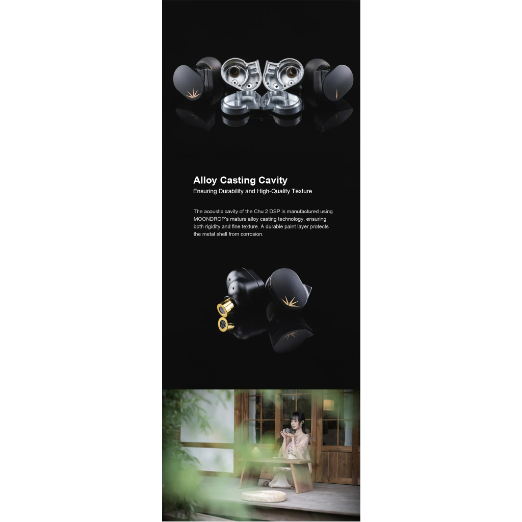 [NC] Tai Nghe In Ear MOONDROP CHU 2 DSP | NGHE TẠP | Type C | Có Mic | BigBuy360 - bigbuy360.vn
