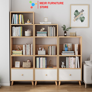 Tủ sách gỗ 3 4 5 tầng cao cấp phong cách nordic thương hiệu meir furniture - gp144