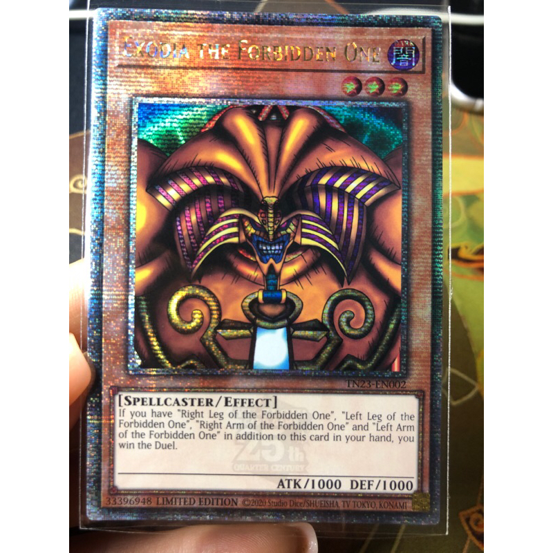 [LiLy_Yugioh] Exodia the Forbidden One - TN23-EN002 - Quarter Century Rare 1st Edition